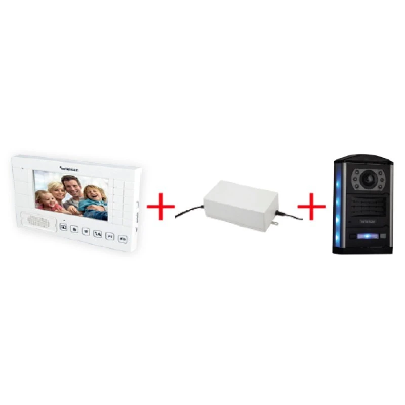 TYPHOON 4.3’’ Renkli Dokunmatik LCD Görüntülü Villa Kitler Obsidian(Tekli)